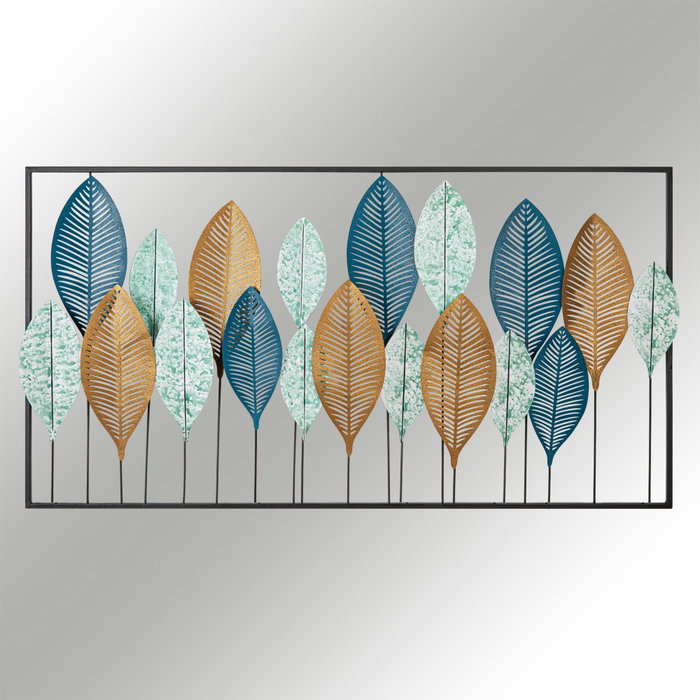 Wallity Bilge Escultura de pared de metal Multicolor